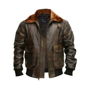 A2 Aviator American Air Force Leather Bomber Jacket