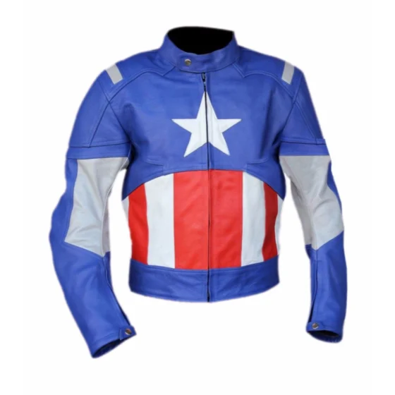 Captain America Jacket | Chris Evans Leather Jacket