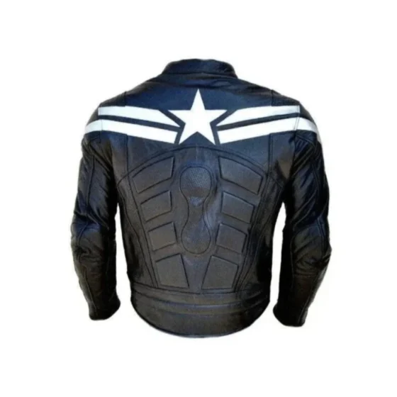 Captain America Motorcycle Jacket Chris Evans Leather Jacket