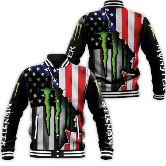 Monster Truck Jacket | American Flag's Bomber Jacket