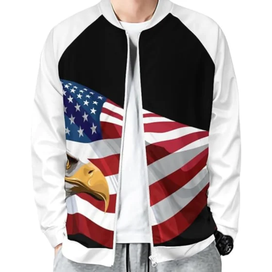 American Flag Jacket | Eagle Print Independence Day Jacket