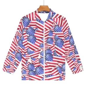 American Flag Jacket | Premium Quality Satin Jacket