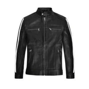 Leon Kennedy Resident Evil Black Leather Jacket