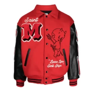 Saint Michael Varsity Jacket | Devil Jacket