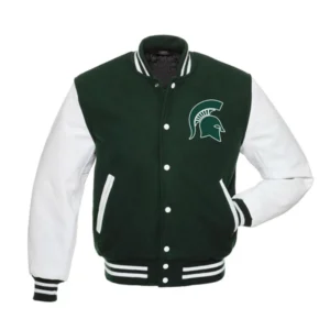 Spartans Michigan State Green Varsity Jacket