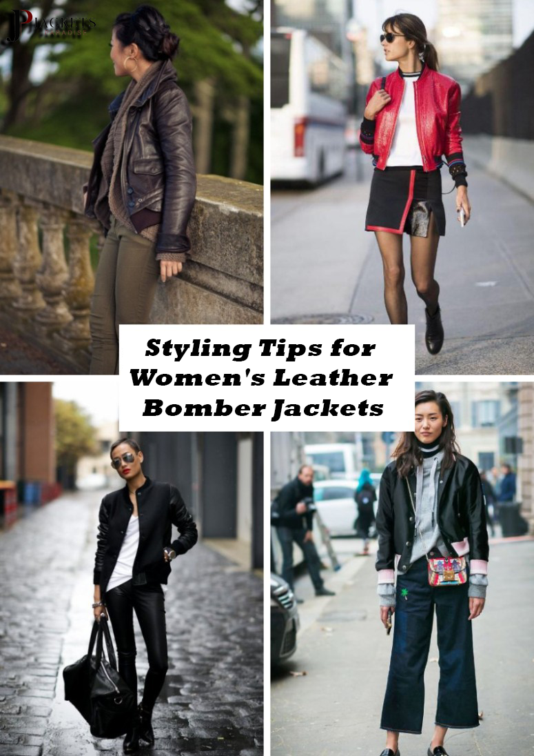 Styling Tips for Women's Leather Bomber Jackets