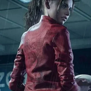 Womens Claire Redfield Red Jacket Resident Evil 2