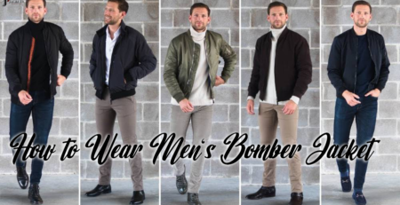 How to Wear Men’s Bomber Jacket