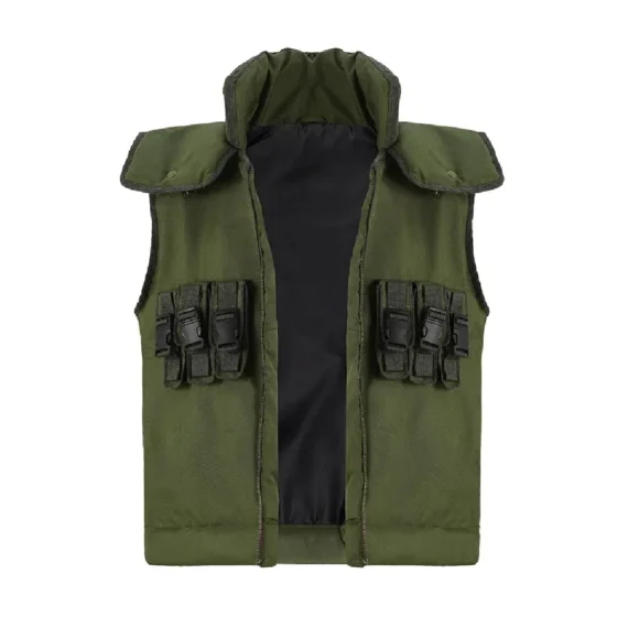 Kakashi Hatake Naruto Anime Inspired Green Cosplay Vest