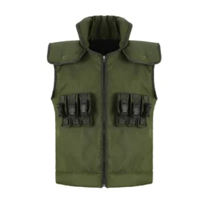 Kakashi Hatake Naruto Anime Inspired Green Cosplay Vest