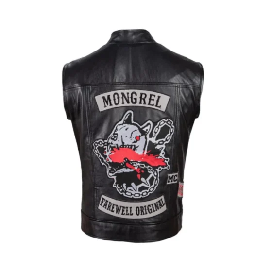 Mongler Biker Leather Vest