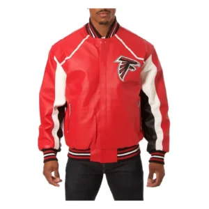 Atlanta Falcons Leather Bomber Jacket