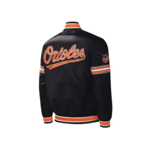 Baltimore Orioles Black Varsity Jacket