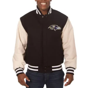 Baltimore Ravens Team Varsity Jacket