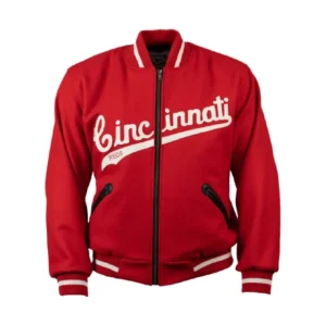 Cincinnati Reds Bomber Varsity Jacket