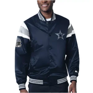 Dallas Cowboys Satin Varsity Jacket