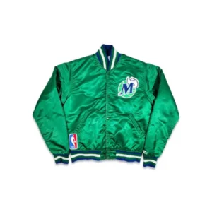 Dallas Mavericks Green Bomber Jacket