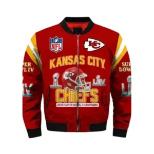 Kansas City Chiefs Super Bowl LIV Red Bomber Jacket