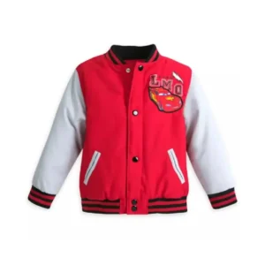 Lightning McQueen Red Varsity Jacket