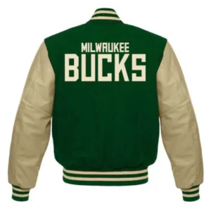 Milwaukee Bucks Green Varsity Jacket