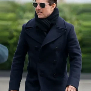 Mission Impossible Fallout Tom Cruise Black Pea Coat