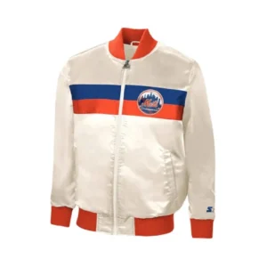 NY Mets Satin Jacket by Starter