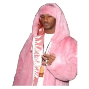 Killa Cam Signature Pink Fur Jacket