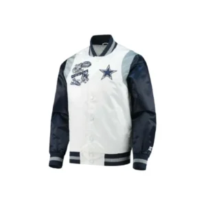 Retro Dallas Cowboys Varsity Bomber Jacket