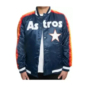 Houston Astros Satin Bomber Jacket