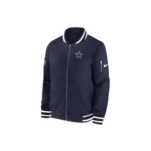 Dallas Cowboys Sideline Coach Varsity Bomber Jacket