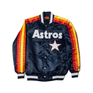 Houston Astros Satin Bomber Jacket