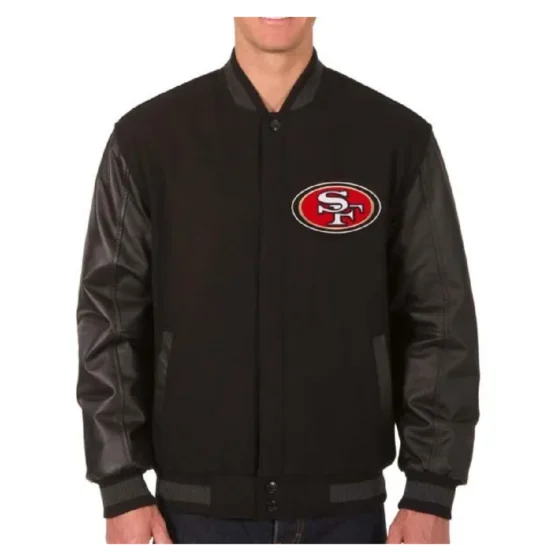 49ers Dual Style Varsity Bomber Jacket