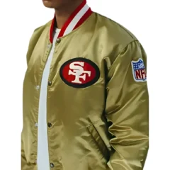 San Francisco 49ers Golden Satin Jacket