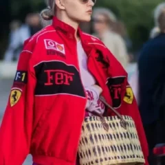 90's Ferrari F1 Nascar Retro Cotton Jacket