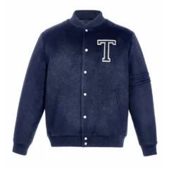 John Tavares Blue Wool Varsity Jacket