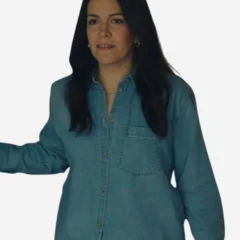 Abbi Jacobson No Good Deed Denim Shirt