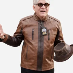 Charles Haden Only Murders in the Building Leather Jacket