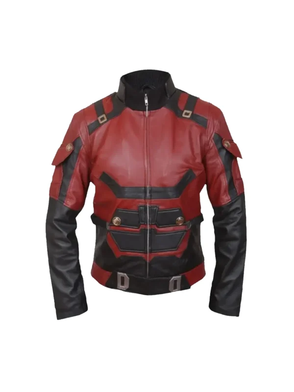 Charlie Cox Cosplay Daredevil Leather Jacket