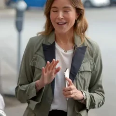 Christa Miller Shrinking S02 Green Cotton Jacket