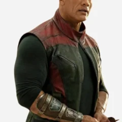 Dwayne Johnson Red One 2024 Leather Vest