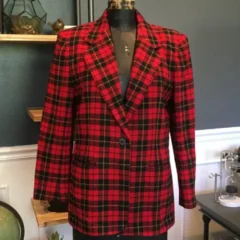 Festive Red Christmas Blazer