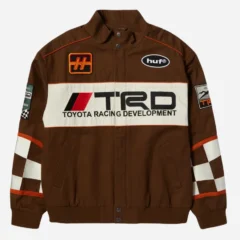 HUF X TRD Brown Racing Jacket