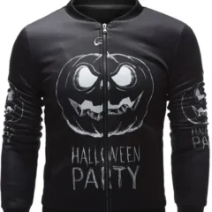 Halloween Black Bomber Jacket
