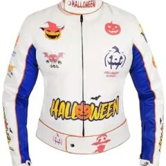 Halloween Pumpkin Racer Jacket