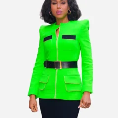 Kerry Washington Unprisoned Green Jacket