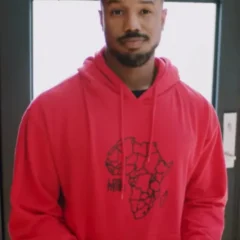 Killmonger Michael B. Jordan Red Hoodie