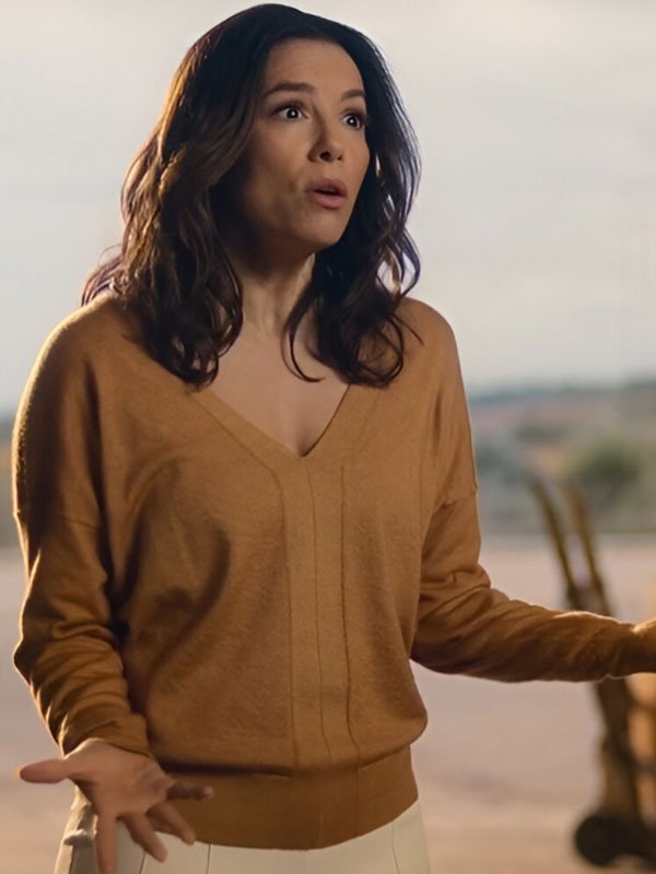 Land of Women Eva Longoria V-Neck Sweater