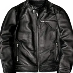 Men's Real Leather Biker Jacket