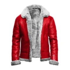 A2 Bomber Aviator Christmas Holiday Leather Jacket
