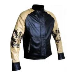 Kung Fury Jacket | David Hasselhoff Cobra Leather Jacket